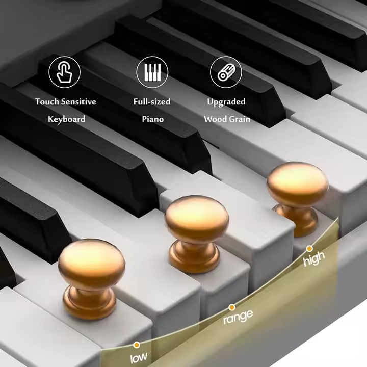 Digital Piano 88 Tasten mit Hammermechanik-Professionelles E-Piano